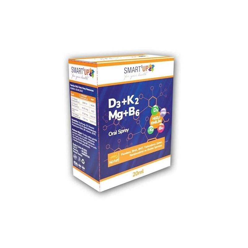 D3+K2 Magniy+B6 Smart Up 20ml