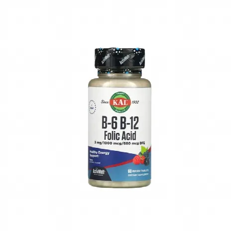B6 Folic Acid Methyl B12 Kal N60