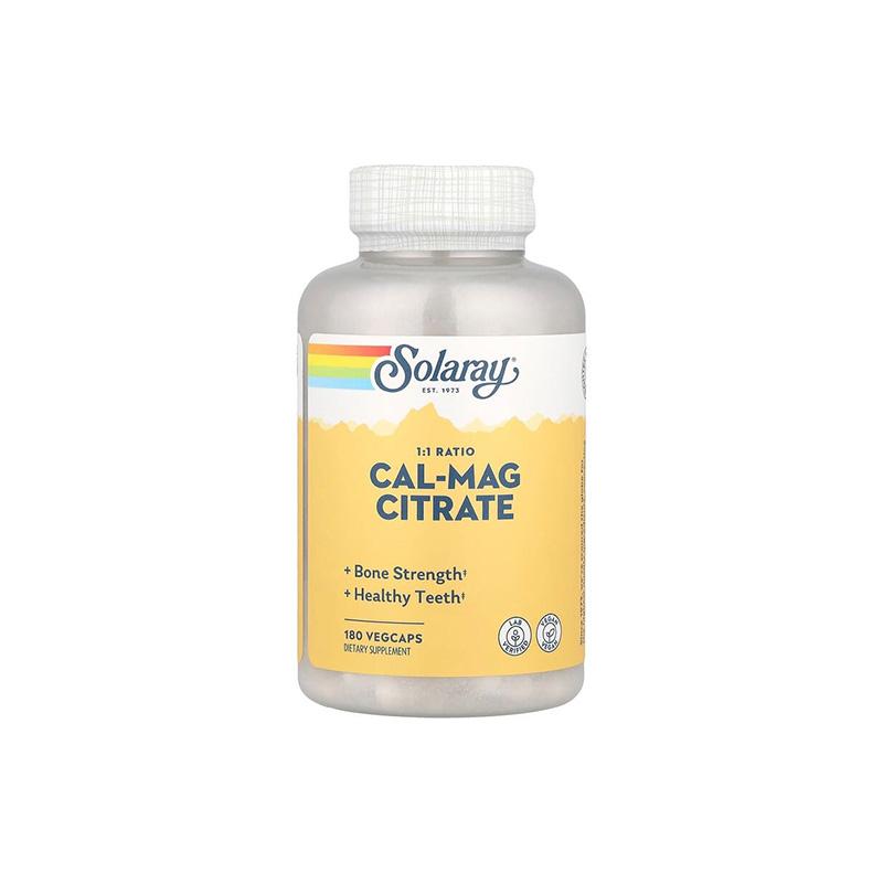 Cal-Mag Citrate Solaray N180