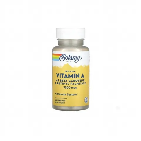 Vitamin A Solaray 7500mcg N60