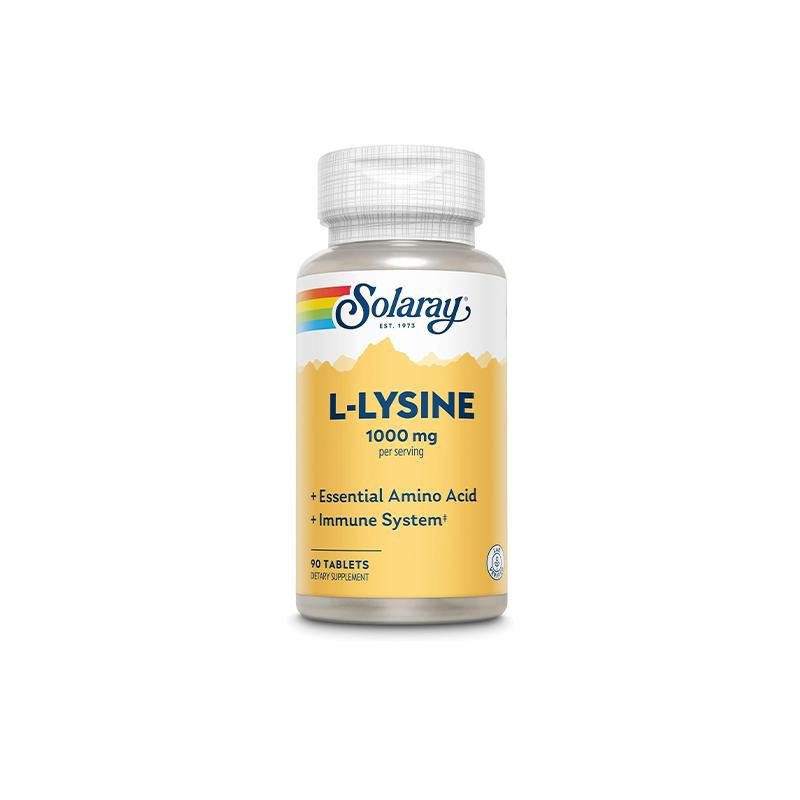 L-Lysine Solaray 1000mg N90
