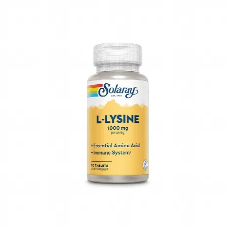 L-Lysine Solaray 1000mg N90