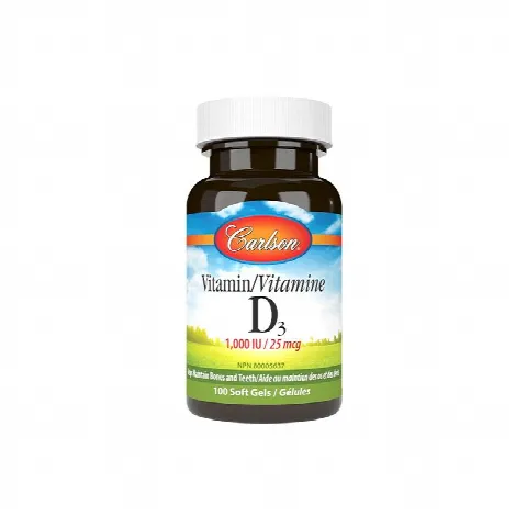 Vitamin D3 1000 Carlson N100
