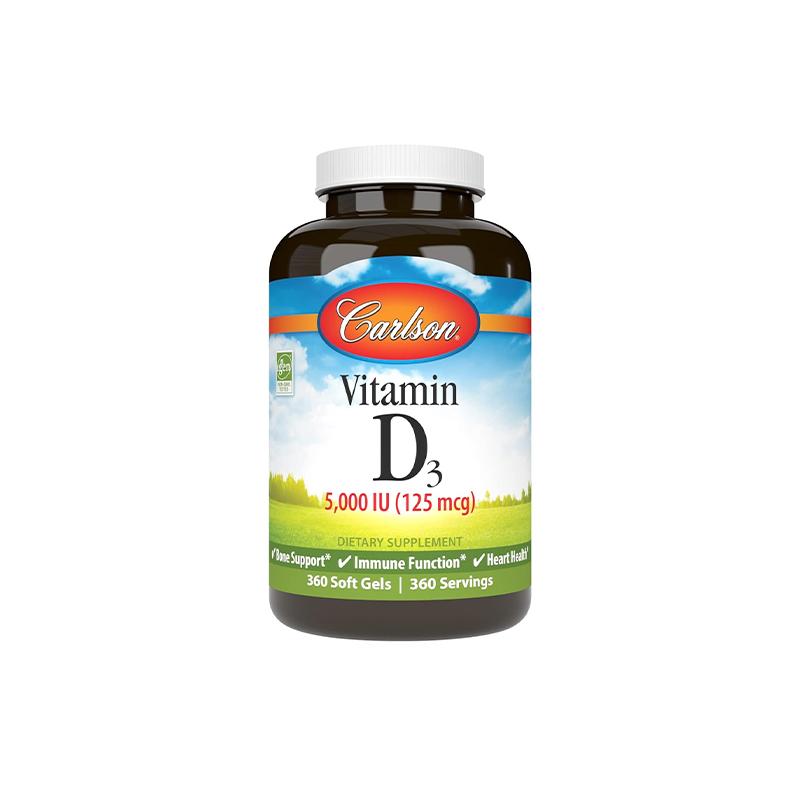 Vitamin D3  5000IU  Carlson N360