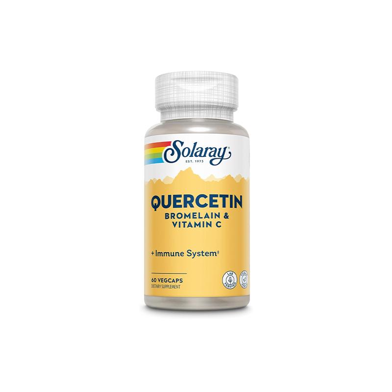 Quercetin & Bromelain & C Solaray N60