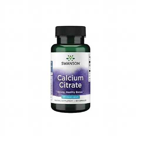 Calcium Citrate 200mg Swanson N60