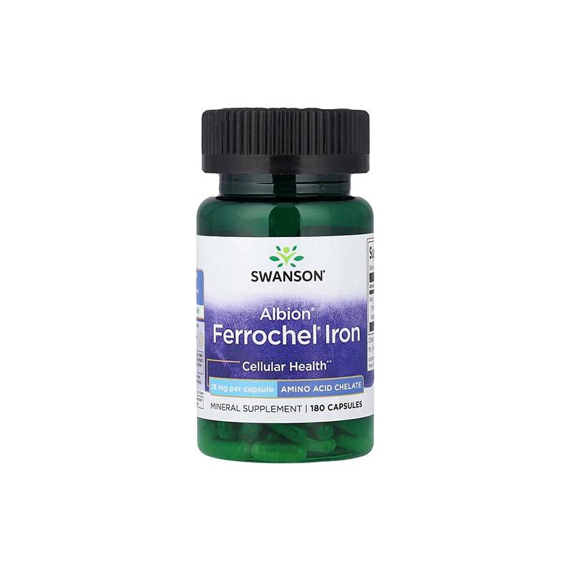 Ferrochel Iron 18mg Swanson N180
