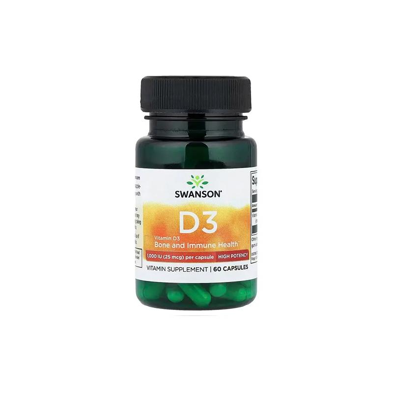 Vitamin D3 1000 Swanson N60
