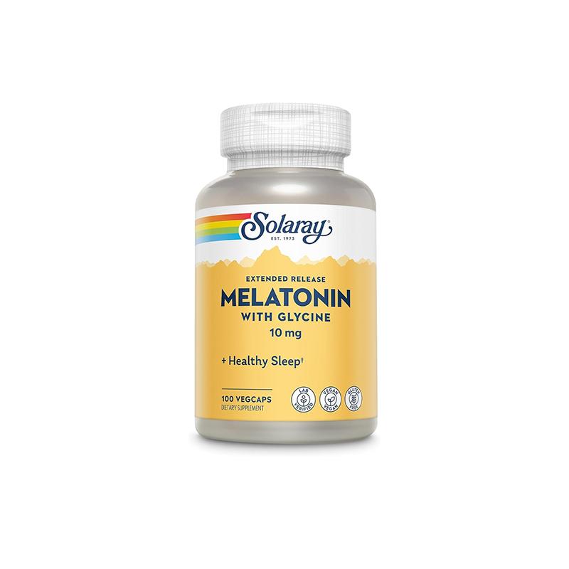 Melatonin with L-Glycine 10mg Solaray N100