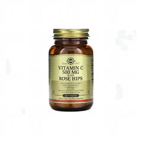 Vitamin C 500 Rose Hips Solgar N100