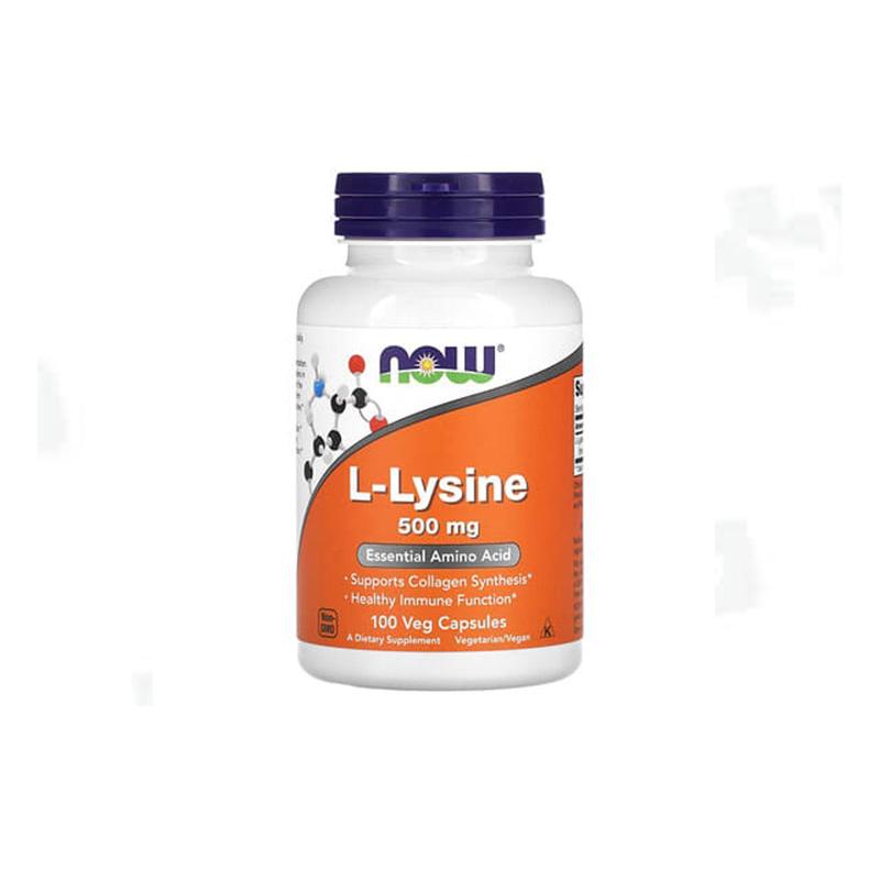 L-Lysine 500mg Kaps  Now N100
