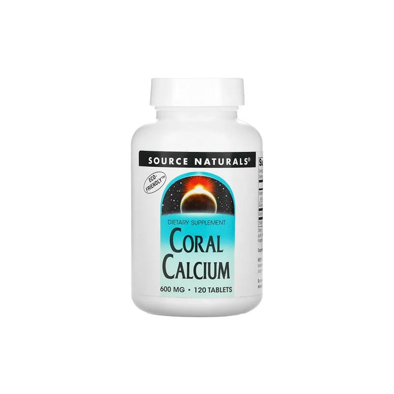 Coral Calcium 600mg Source Naturals N120