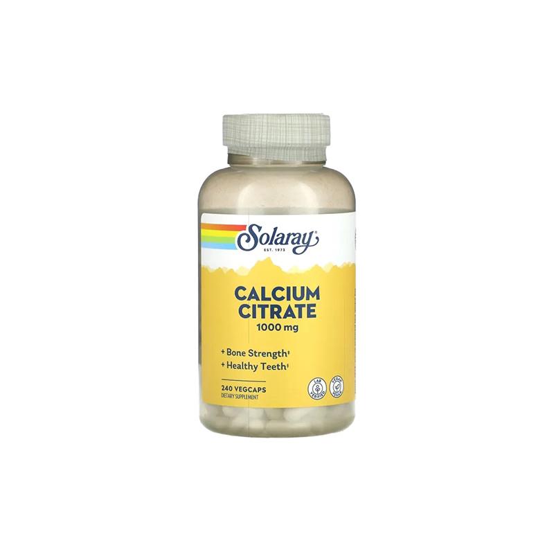 Calcium Citrate 1000mg Solaray N240