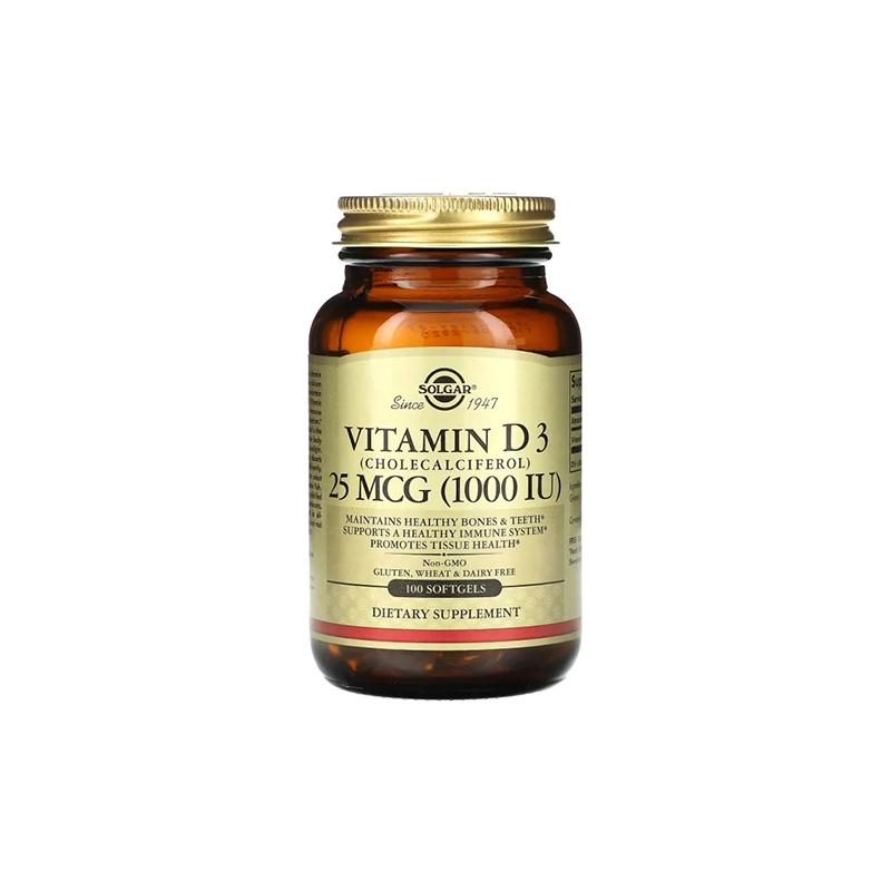 Vitamin D3 Solgar 1000ui N100