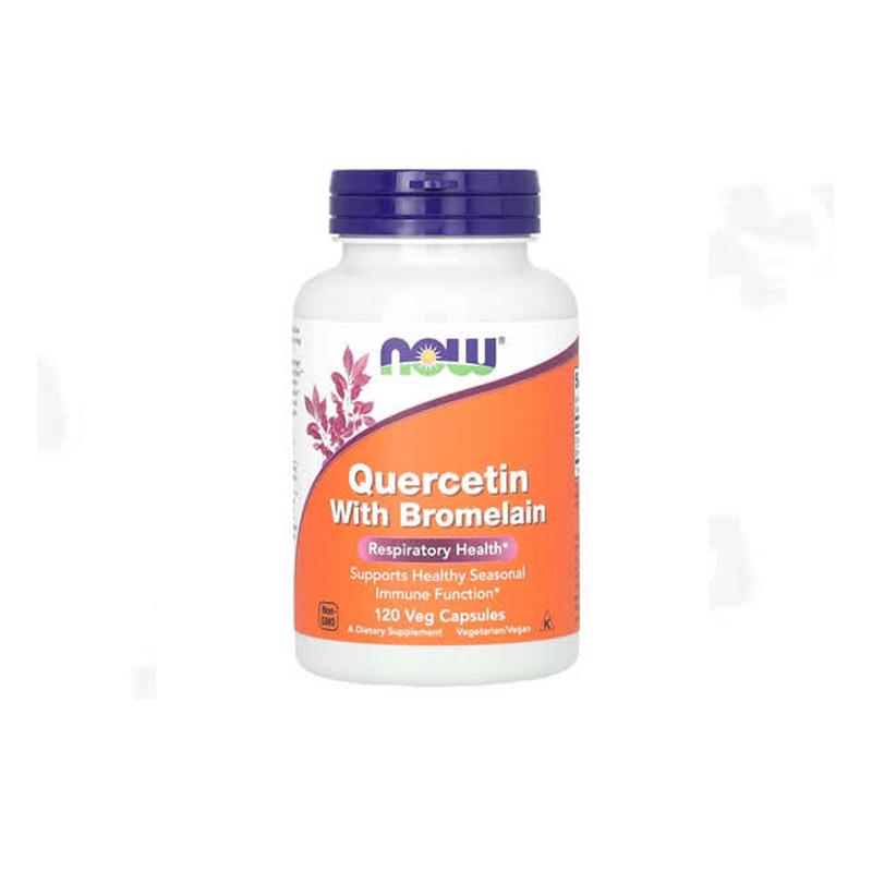 Quercetin with Bromeline Now N120
