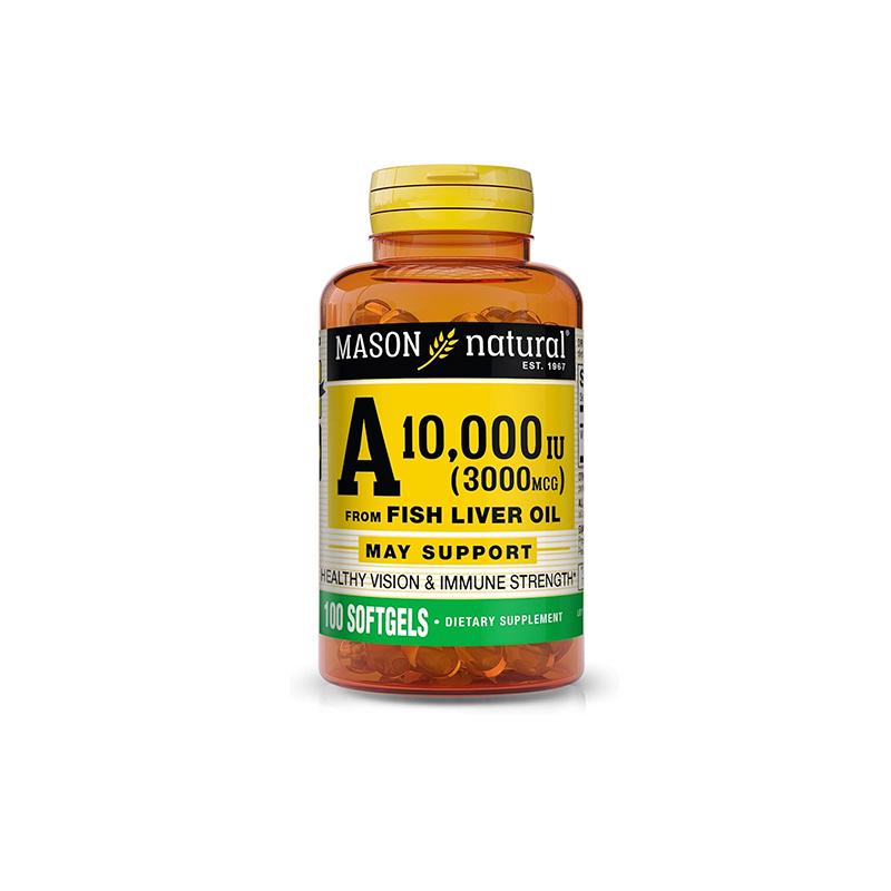 Vitamin A 10 000 Mason Naturals N100