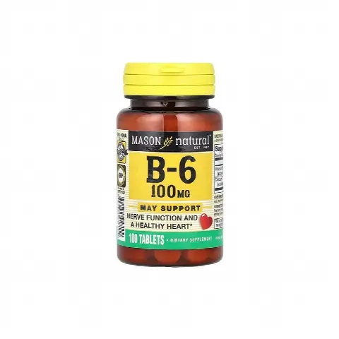 B-6 100mg Mason Naturals N100