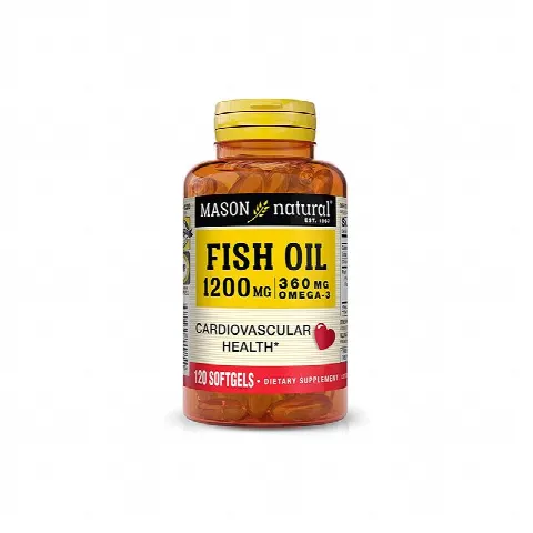 Fish Oil 1200mg Omega-3 Mason Naturals N120