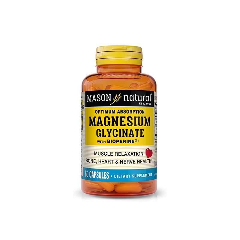 Magnesium Glycinate Bio 120mg Mason Naturals N60