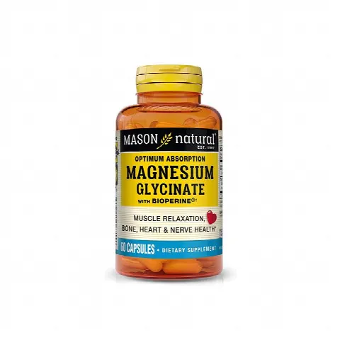 Magnesium Glycinate Bio 120mg Mason Naturals N60