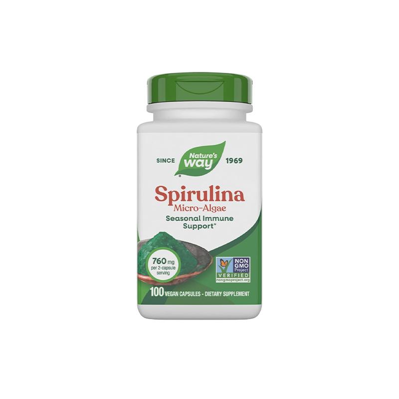 Spirulina 60 mg Natures Way N100