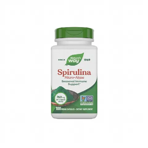 Spirulina 60 mg Natures Way N100