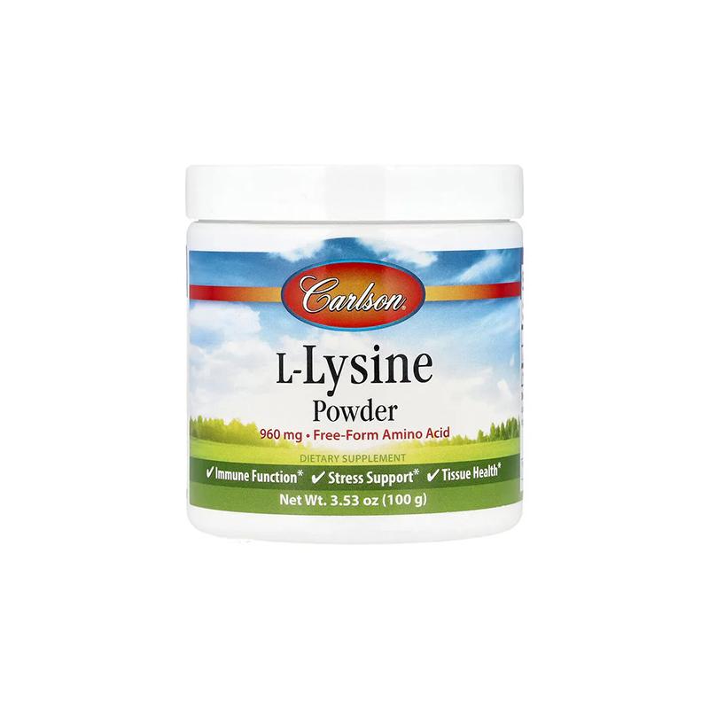 L-Lysine Powder 960mg Carlson 100g