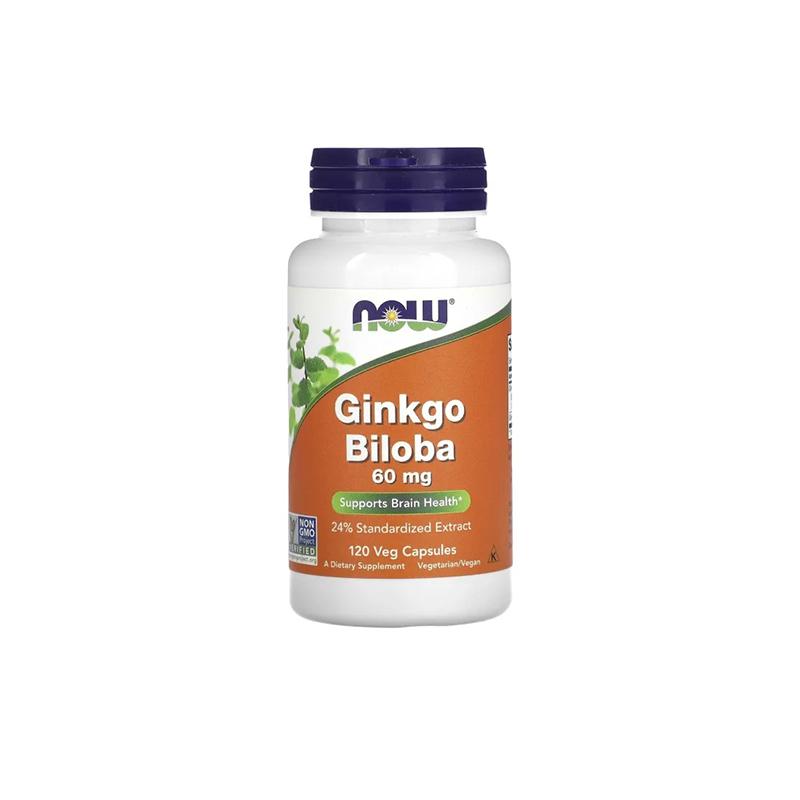 Ginkgo Biloba 60mg Now N120