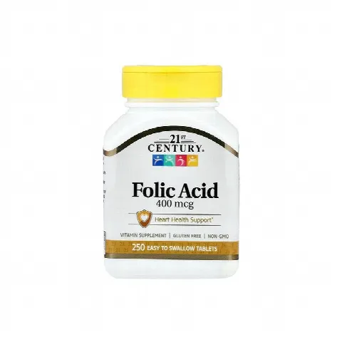 Folic Acid 400mg  21 Century N250