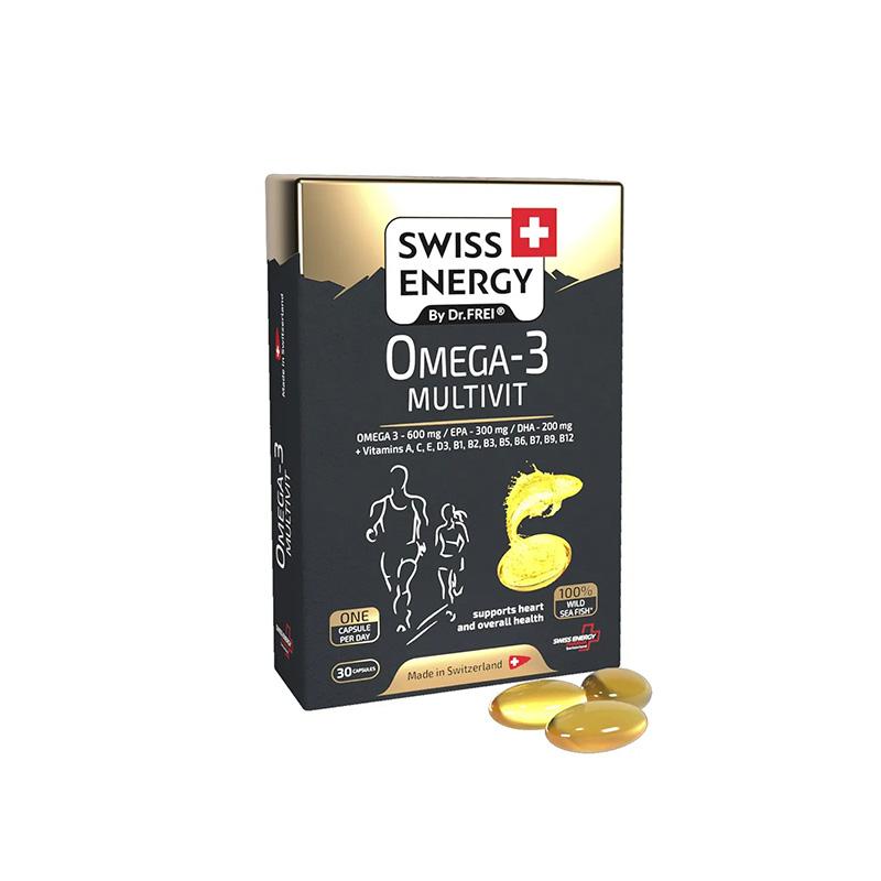 Omega 3 Multivit Swiss Energy N30