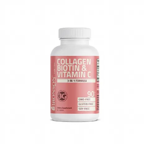 Collagen Biotin Vitamin C Bronson N90