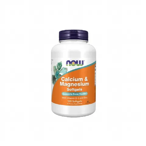 Calcium Magnesium D3 Zinc Softgel Now N120