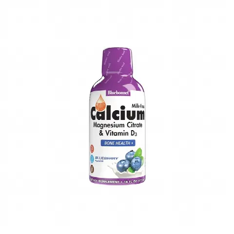 Calcium Magnesium Citrate  Bluebonnet Blueberry 473ml