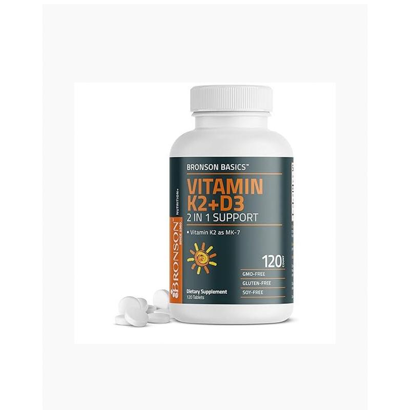 Vitamin D3-K2 Bronson 5000   Tab N120