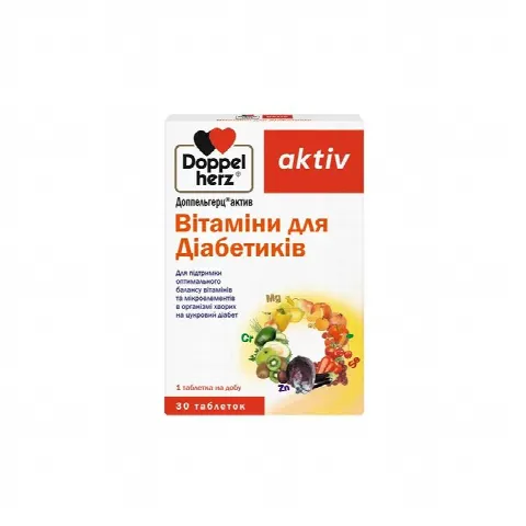 Active Diabet uchun Vitamin Doppel herz N30
