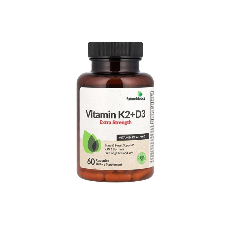 Vitamin D3+ K2 10 000 FutureBiotics N60