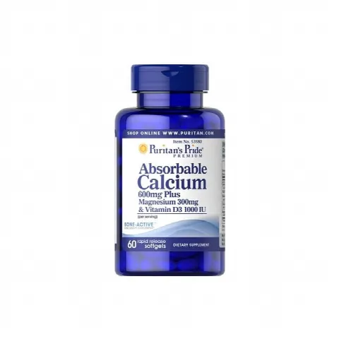 Absorbable Calcium Magnesium Puritans Pride N60