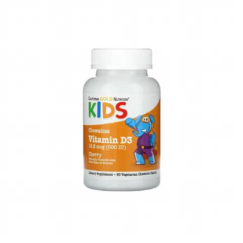 Vitamin D3 Chewable 500 IU Gold N90