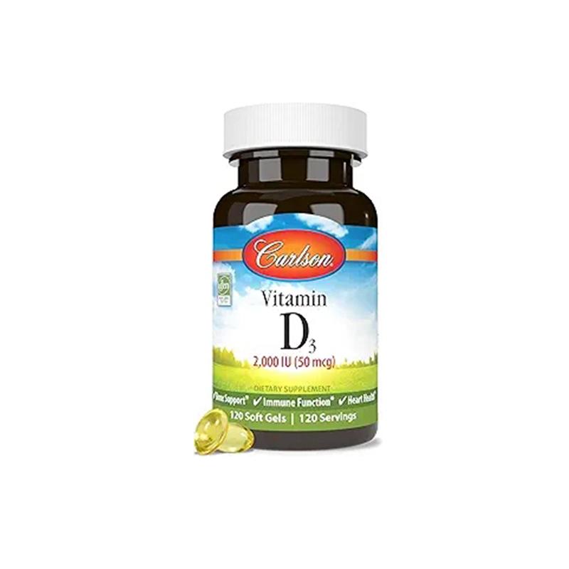 Vitamin D3 Carlson 2000IU N120
