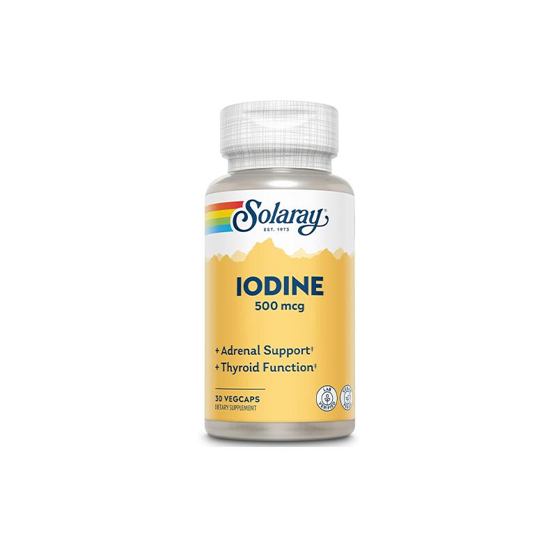 Iodine Solaray 500mcg N30