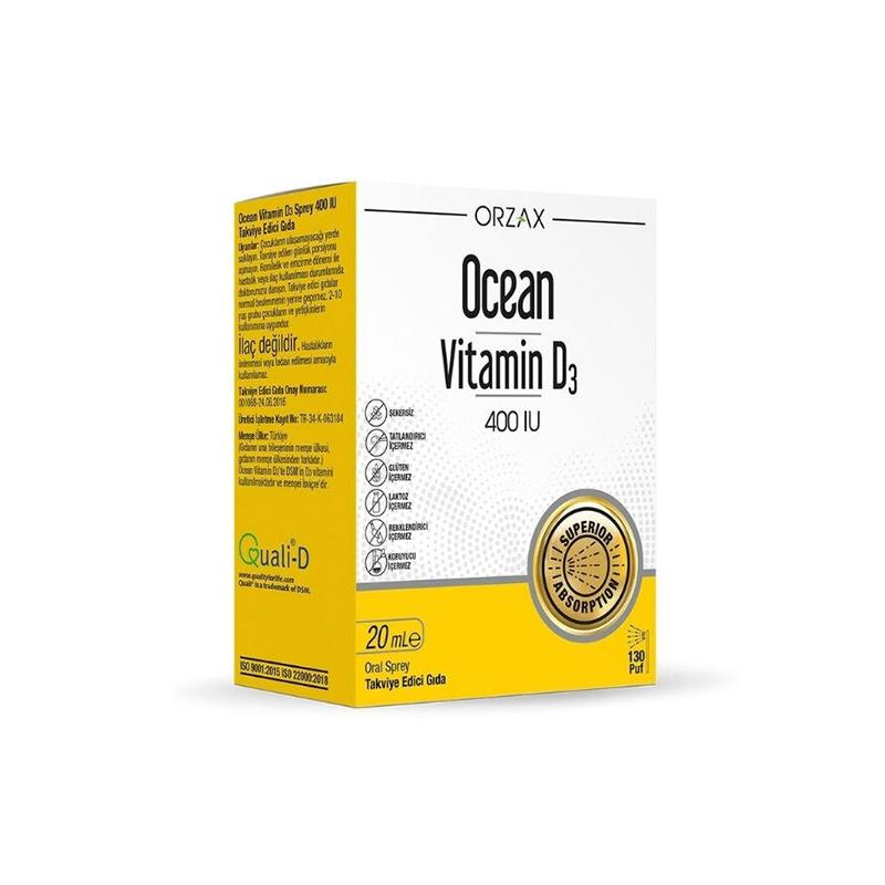 Vitamin D3 400mg sprey Orzax N1