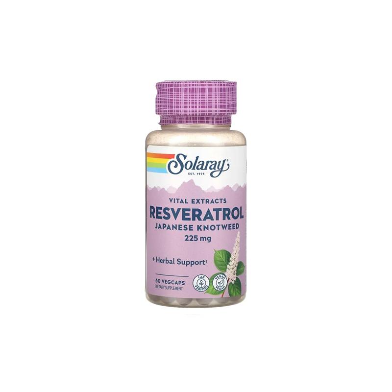 Triple strengh Resveratrol Solaray 225mg N60