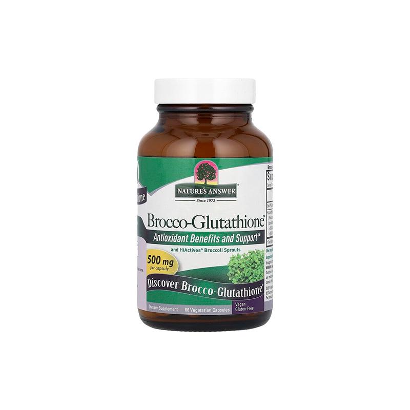 Brocco-Glutathione 500 mg Natures Answer N60