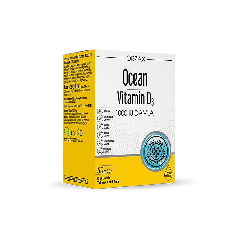 Vitamin D3 1000mg Drops Orzax N1