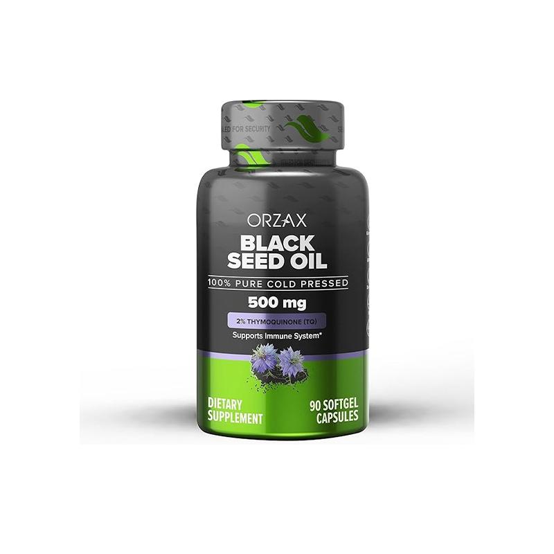 Black Seed Oil 500 mg Orzax N90