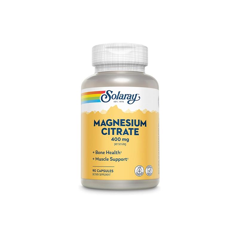 Magnesium Citrate Solaray 400 mg N90