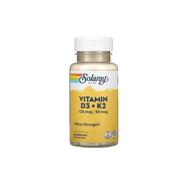Vitamin D3+K2 5000 Solaray N60
