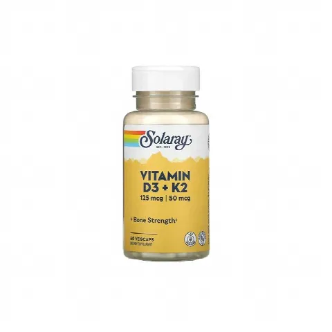 Vitamin D3+K2 5000 Solaray N60