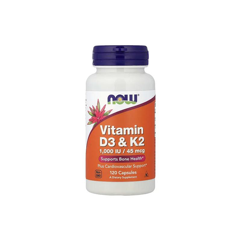 Vitamin D3+K2 1000 Now N120