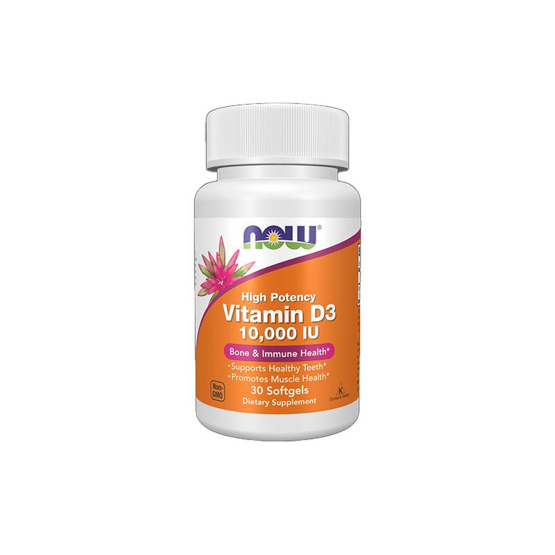 Vitamin D3 10000 Now N30